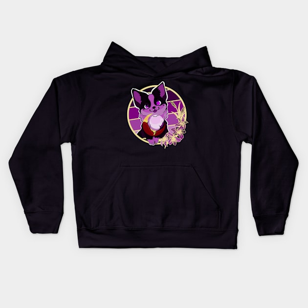 Enbian 2 corgi Kids Hoodie by ThBlkBirdDaliah